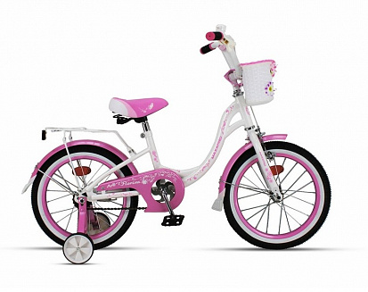 Фото FLORINA-N16-1 Велосипед FLORINA-N16-1 (бело-розовый)