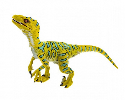 Фото товара Т22009 1TOY RoboLife игрушка Велоцираптор, звук. эффект, (3*AG3 входят в комп.) откр. коробка (24,5*