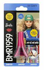 Т20051 Barbie BMR1959 Lukky Лак для ногтей цвет Ярко-Розовый, блистер, объем 5,5 мл.