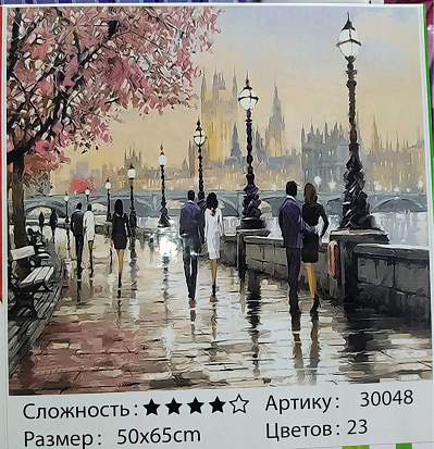 Фото товара БиП 30048 Картина по номерам 50*65