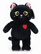 миниатюра Мягкая игрушка Кот черный 202461 40см