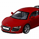 миниатюра 1251311JB ТМ "Автопанорама" Машинка металл.,1:32 Audi R8 GT, красный, инерция, свет, звук, откр. две