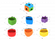 миниатюра 784н Игрушка дидактическая Кубик,синий,зеленый,оранжевый
