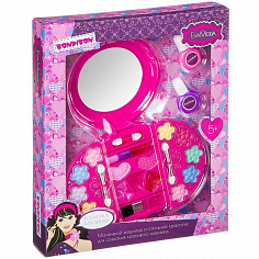 ВВ2261 Набор детской декор. косметики Bondibon Eva Moda, BOX 28,5*23,5*5 см; лак для ногтей 2 оттенк
