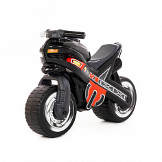 ПОЛЕ80615 Каталка-мотоцикл "МХ" (чёрная)