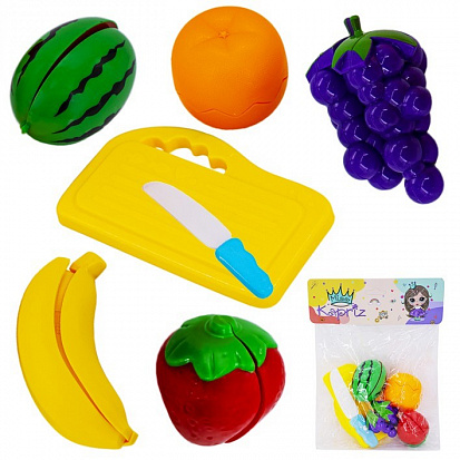 Фото товара YS0482603/0465795YS Набор фруктов для резки Miss Kapriz MK11-2 в пак.