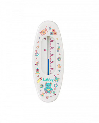Фото LUBBY15841 LUBBY Термометр в ванную"Малыши и малышки" от 0 мес,пластик,керосин
