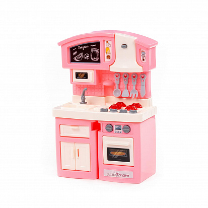 Фото ПОЛЕ43273 Мини-кухня "Малютка" (розовая) (в коробке №2)