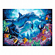 миниатюра LORI Ам-031 Алмазная мозаика 30*40 см (частичное заполнение) "Коралловый риф"