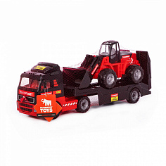 ПОЛЕ56733 204-01 "MAMMOET", автомобиль-трейлер + трактор-погрузчик