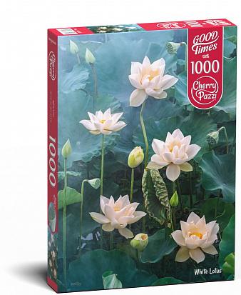 Фото товара CH30158 Пазл 1000 дет. Белый лотос Cherry Pazzi