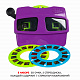 миниатюра ВВ5687 Очки 3D фиолетовые тм Bondibon, цветные cтереодиапозитивы 2 диска со слайдами космос и диноза