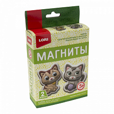 LORI Пз/Г-017 Магниты из гипса "Счастливые котята"