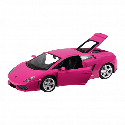 Фото 1251383JB ТМ "Автопанорама" Машинка металл. 1:24 Lamborghini Gallardo, розовый, откр. двери и багажн