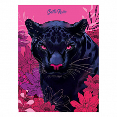 Gatto Rosso. Блокнот в клетку "ДИКИЕ КОШКИ" ПАНТЕРА