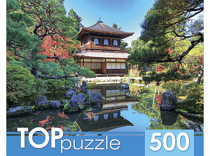 Фото товара КБТП500-6808 TOPpuzzle. ПАЗЛЫ 500 элементов. КБТП500-6808 Красивая пагода