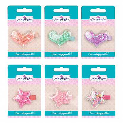 Фото товара 455407 Зажим "Волшебство" 5 см., в ассорт.