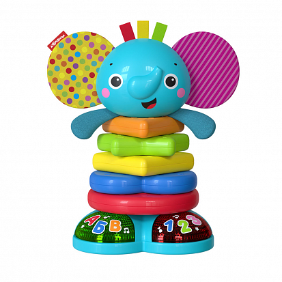 2974 Музыкальная пирамидка Слоник фото