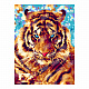 миниатюра LORI Кпн-045 Картина по номерам на картоне 28,5*38 см "Игривый тигр"