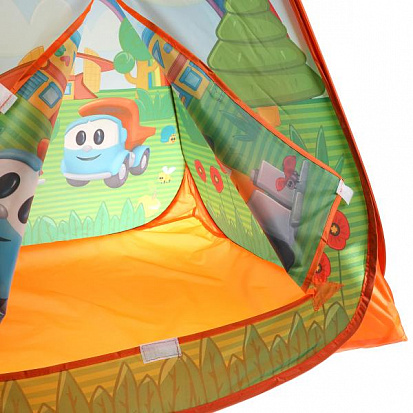 Фото GFA-GL01-R Палатка детская игровая Грузовичок Лева 81х90х81см, в сумке ИГРАЕМ ВМЕСТЕ