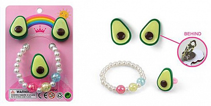 Фото товара 2316394 Набор бижутерии 3-6BR на картонке