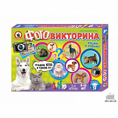 03436 ИГРА НАСТОЛЬНАЯ. ФОТОВИКТОРИНА "КОШКИ И СОБАКИ"