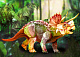 миниатюра MPZCD2-M Collection DINOSAURS.Динозавр Трицератопс. 110 деталей. р-р 28,5 х 18см. Сред. р-р детали 3