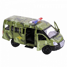 1200068 ТМ "Автопанорама" Машинка металлическая, 1:50, цвет хаки, инерция, в/к 14,5*8*5,5 см