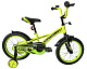 миниатюра Велосипед Tech Team Quattro 14" неоновый зеленый (сталь)