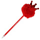 миниатюра PEN2-65353-BRB Ручка шариковая БАРБИ с красным пуш.топпером, barbie extra, блистер Умка
