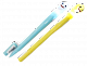 миниатюра Ручка шариковая BASIR "АКУЛА" 0,5мм. фонарик, форма акула, пластик ассорти, синяя (GP-1119A) (36/432