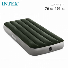 64106 Матрас надувной Dura-Beam Twin, 76 х 191 х 25 см, 64106 INTEX
