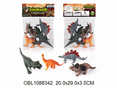 138-19 динозавры 4 шт/пакет