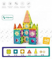 CH1042 конструктор магнитный 48 дет.