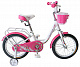 миниатюра Велосипед Tech Team Firebird 20" бело-розовый (сталь)
