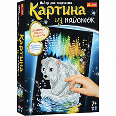 Ранок 15100170Р Мишка - Картинка из пайеток