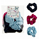 миниатюра Lukky Т19597 Fashion резинки текстильные, атлас, 3 шт (голубой, синий, розовый) 