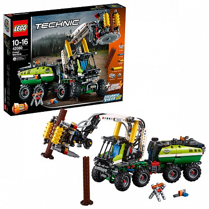 Фото Lego 42080 К-р Техник Лесозаготовительныая машина