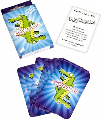 Фото 1607C_R Игра детская настольная "Аллигатор. Cards"