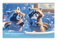 ПП-12-7246 Альбом 12л А4 "Profit" ОЗОРНЫЕ ЕНОТЫ скрепка