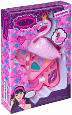 ВВ4756 Набор детской декор. косметики Bondibon Eva Moda, BOX 26x18,5x5,5 см; косметичка-фламинго, те