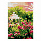 миниатюра Ам-078 Алмазная мозаика 21*30 см (полное заполнение) "Беседка в саду"