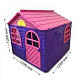 миниатюра Домик детский №2 025500/1 фиолетово-розовый, высота 1200мм, длина 1290мм, ширина 1200мм