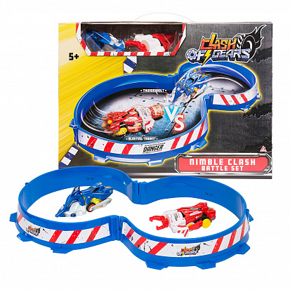 38316 Клэш оф Гирс.Игр наб 2 машинки Нимбл,арена мал.ТМ Clash of Gears фото  в Симферополе купить