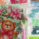 миниатюра LORI Амк-009 Алмазная мозаика 15*20 детская (неполное заполнение) "Цветочные качели"