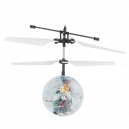 Фото 1toy Т10794 Gyro-Disco, шар на сенсорном управлении, со светом, диаметр 4,5 см, коробка 
