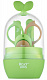миниатюра RPS-003-G Маникюрный набор "Листик", зеленый с коричневым