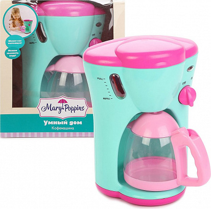 Фото товара 453117 Кофеварка эл. бирюза "Умный дом"