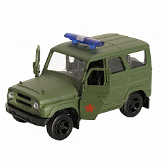 1200049 ТМ "Автопанорама" Машинка металлическая 1:50, цвет хаки, инерция, в/к 12*7*5,5 см