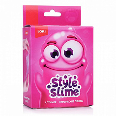 LORI Оп-097 Химические опыты Style Slime "Розовый"
